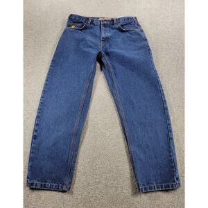 Berne FR Flame Resistant Jeans Mens 34x30 Blue Denim HRC2 Relaxed Fit Workwear